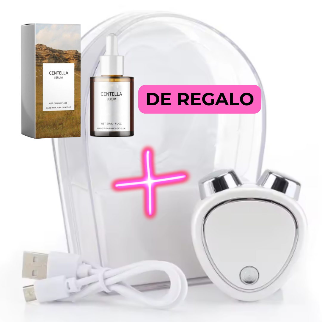 Masajeador facial  Microlift + Serum Centella asiática